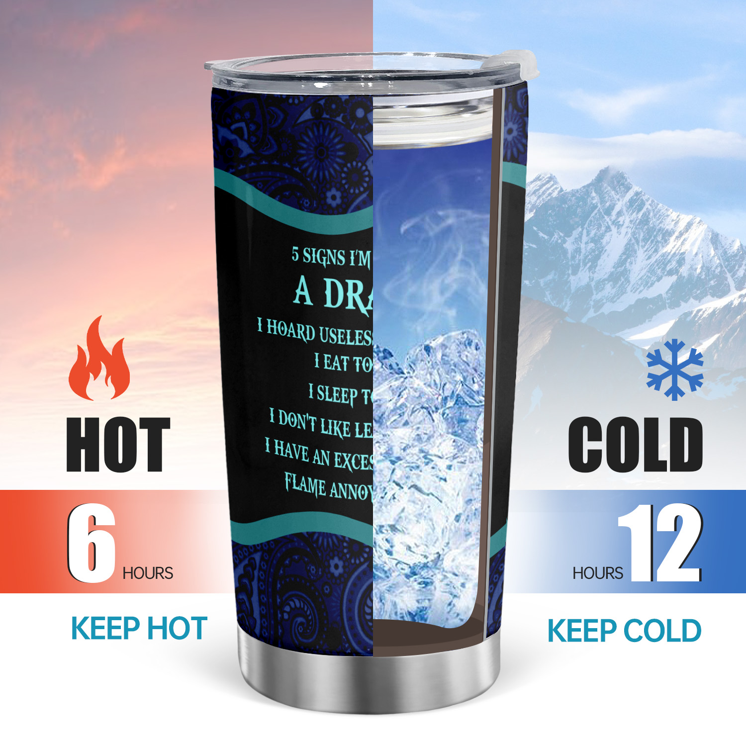 HOPE Cold/Hot Tumbler and Lid – Hope4Addictions