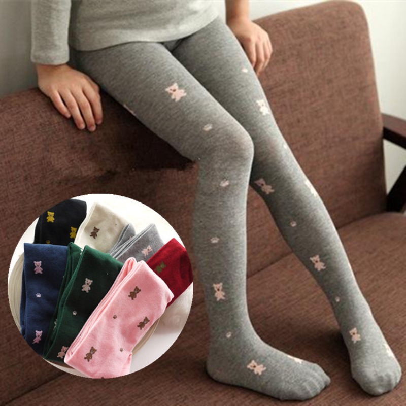 Girls Colorful Tights Lovely Pattern Thin Soft Comfortable Child Age 1-12  6006