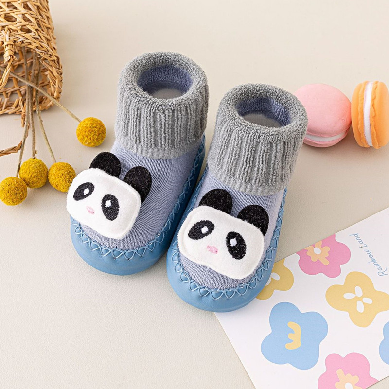cute cartoon animal socks boy girl socks baby socks kids socks newborn  toddler footwear anti slip socks Children's Day