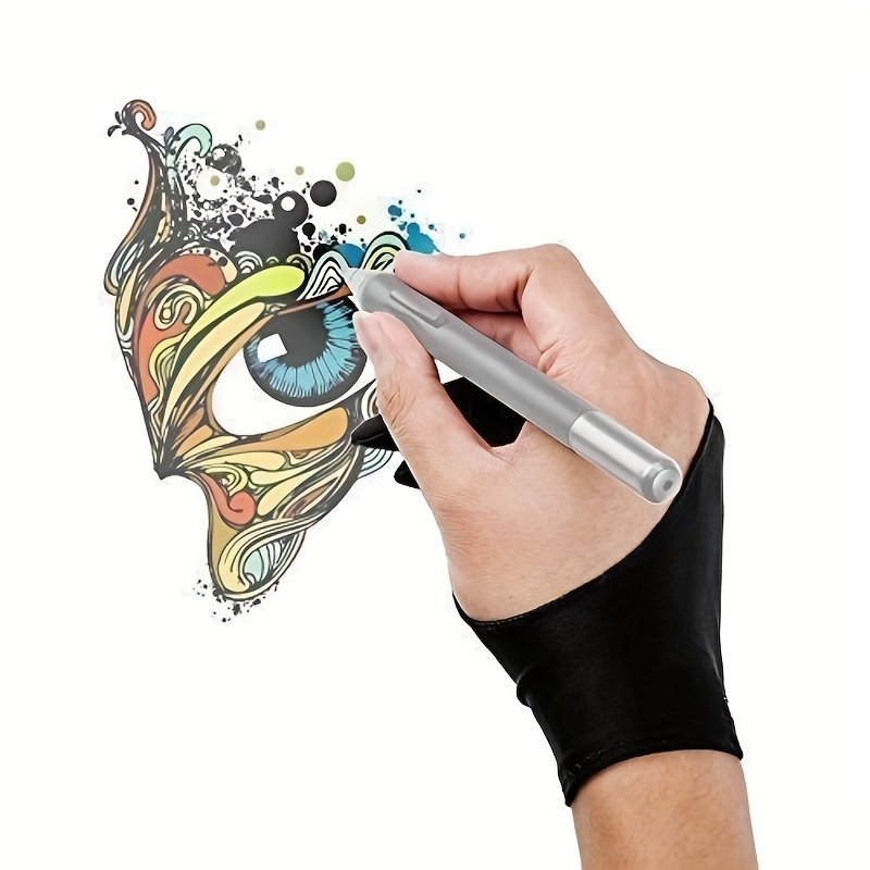 Anti touch Anti fouling Two fingers Painting Glove Right And - Temu Germany