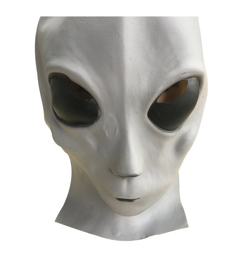 Máscara de Alien Latex Headgear Halloween Horror Funny Prop, Halloween  Alien Adult Grey Mask - Grey Big Eyed Alien JAMW Sencillez