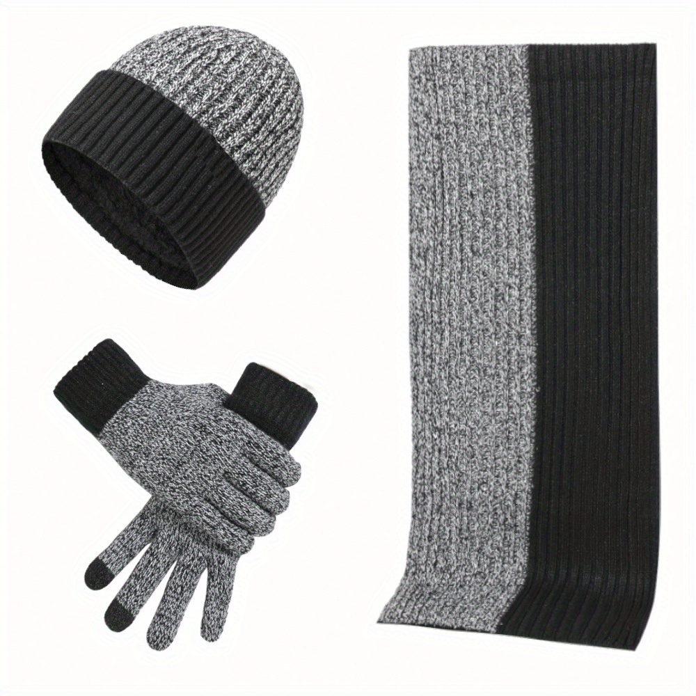 1pair Unisex Stretchy Knit Touch Screen Gloves Winter Holiday Gifts -  Jewelry & Accessories - Temu Canada