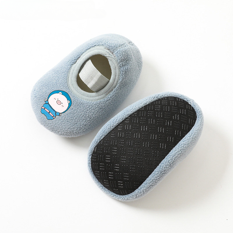 Toddler Slipper Socks with Rubber Soles