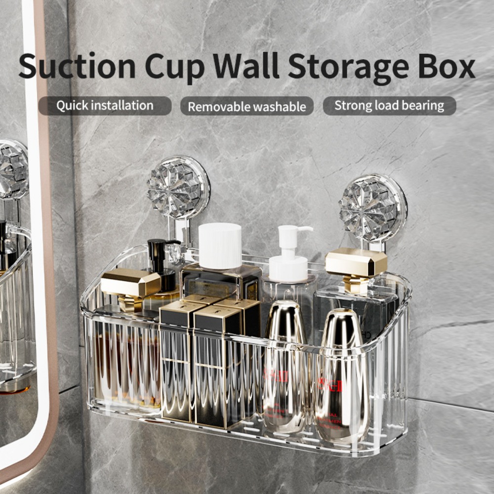 Bathroom kitchen Punch Corner Frame Shower Shelf Iron Shampoo Storage Rack  Holder with Suction Cup - AliExpress