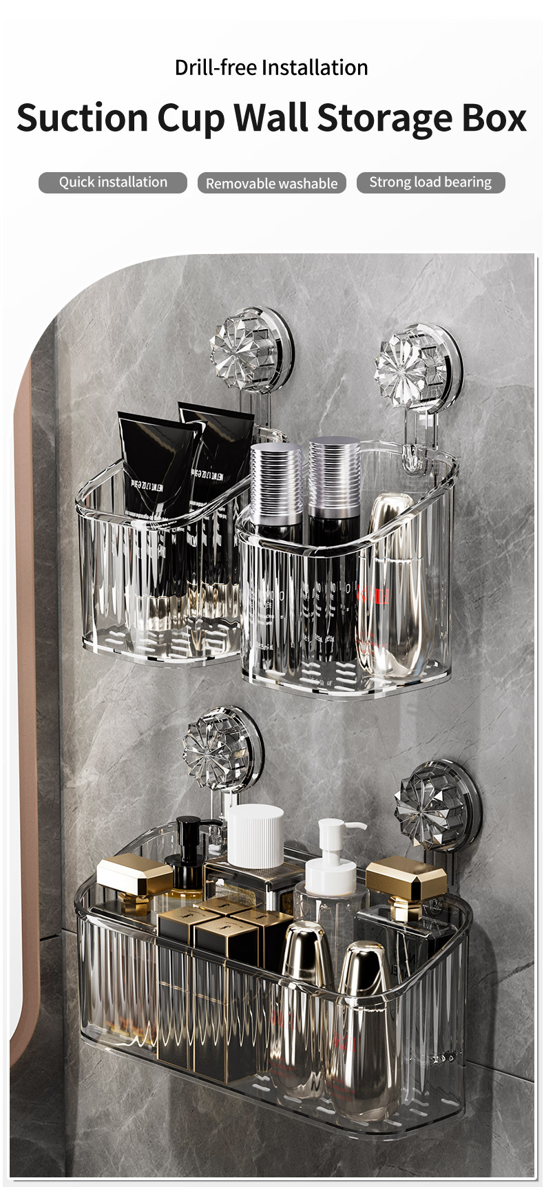 Bathroom Kitchen Punch Corner Frame Shower Shelf Wrought - Temu