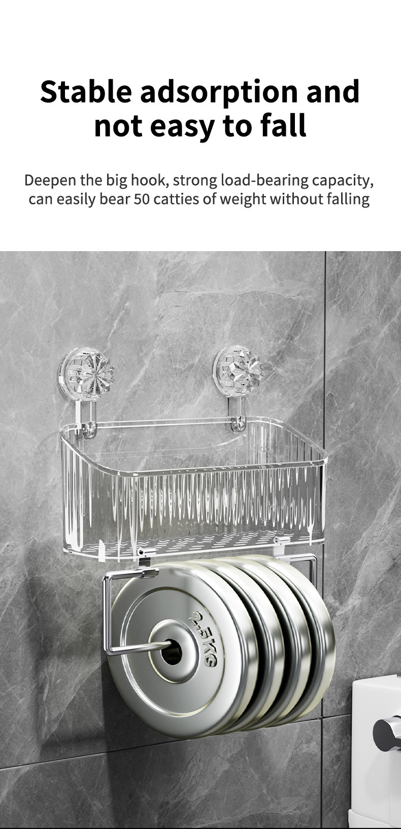 Bathroom Kitchen Punch Corner Frame Shower Shelf Wrought - Temu