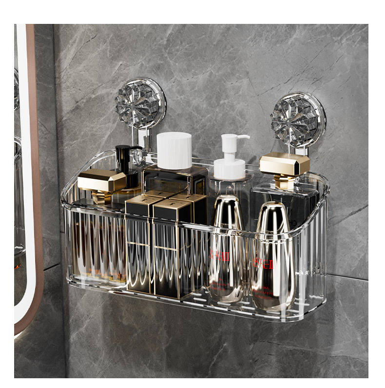 Bathroom Kitchen Punch Corner Frame Shower Shelf Wrought - Temu