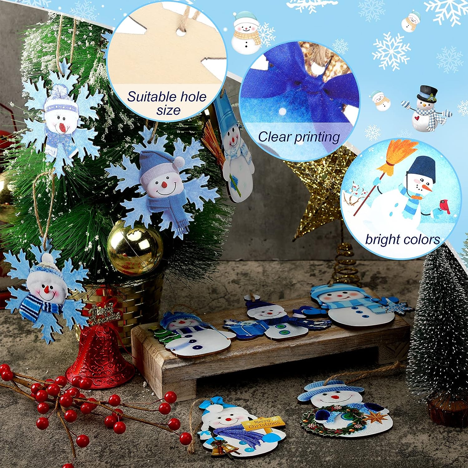 Christmas Snowflake Hanging Swirl Decorations Winter - Temu