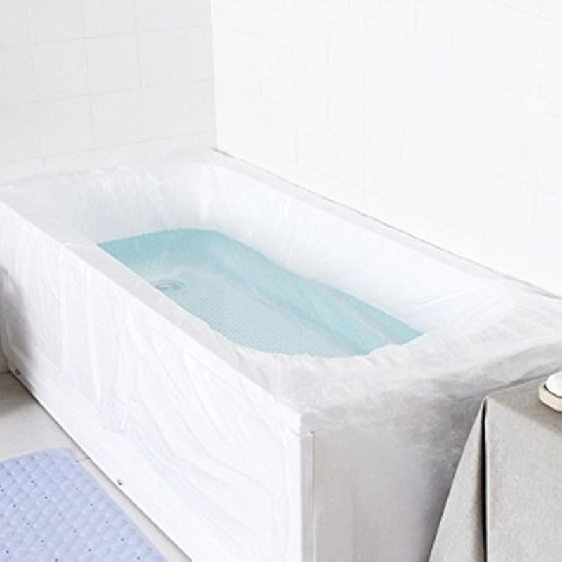 Disposable Bathtub Cover Liner Large Bathtub Liner Plastic - Temu
