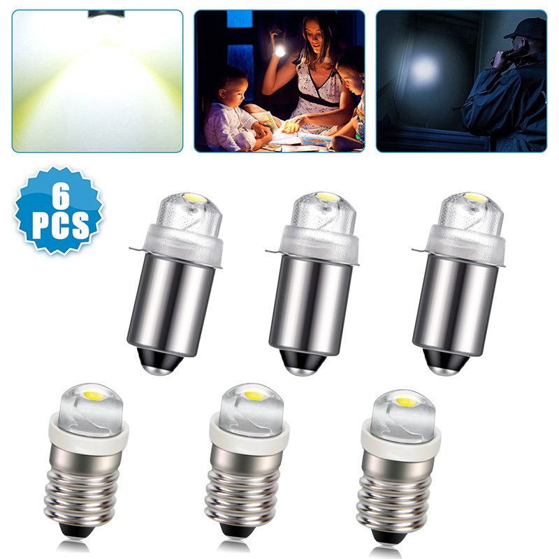 1-9V DC P13.5s LED puce crie de lampe de poche Lampe de