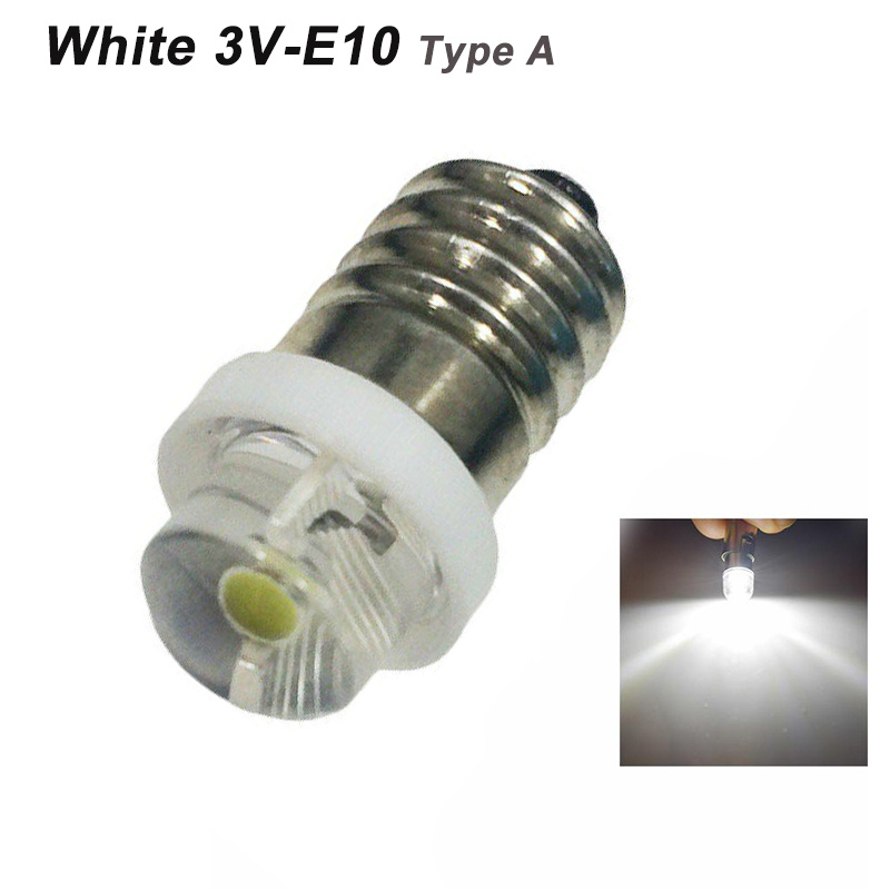 Ampoule LED à culot E10 pour armoire électrique 12 volts DC - 1 watt