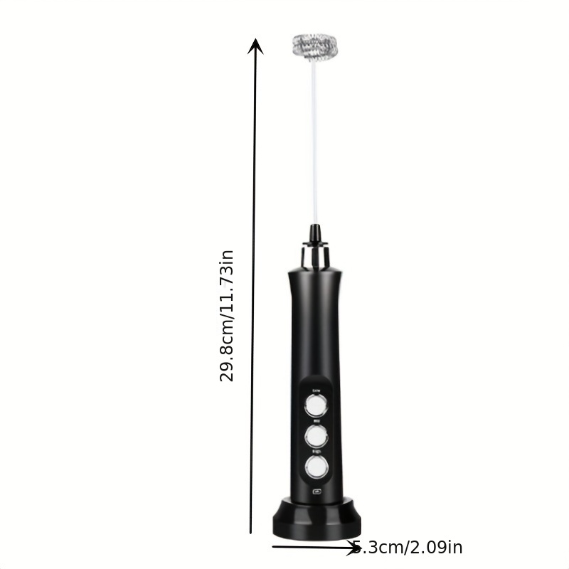 Electric Milk Frother 1 Portable Rechargeable Electric Milk - Temu