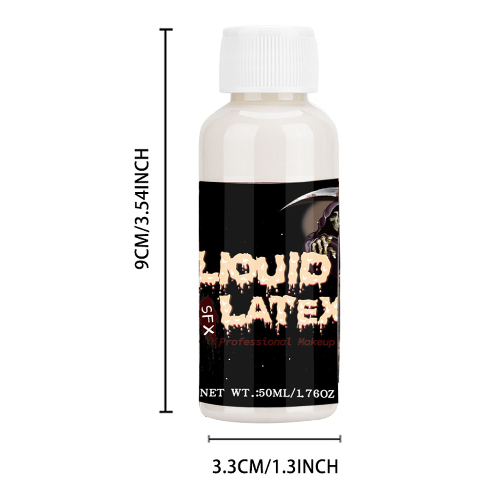 Cinema Secrets Liquid Latex Flesh - 2 oz bottle