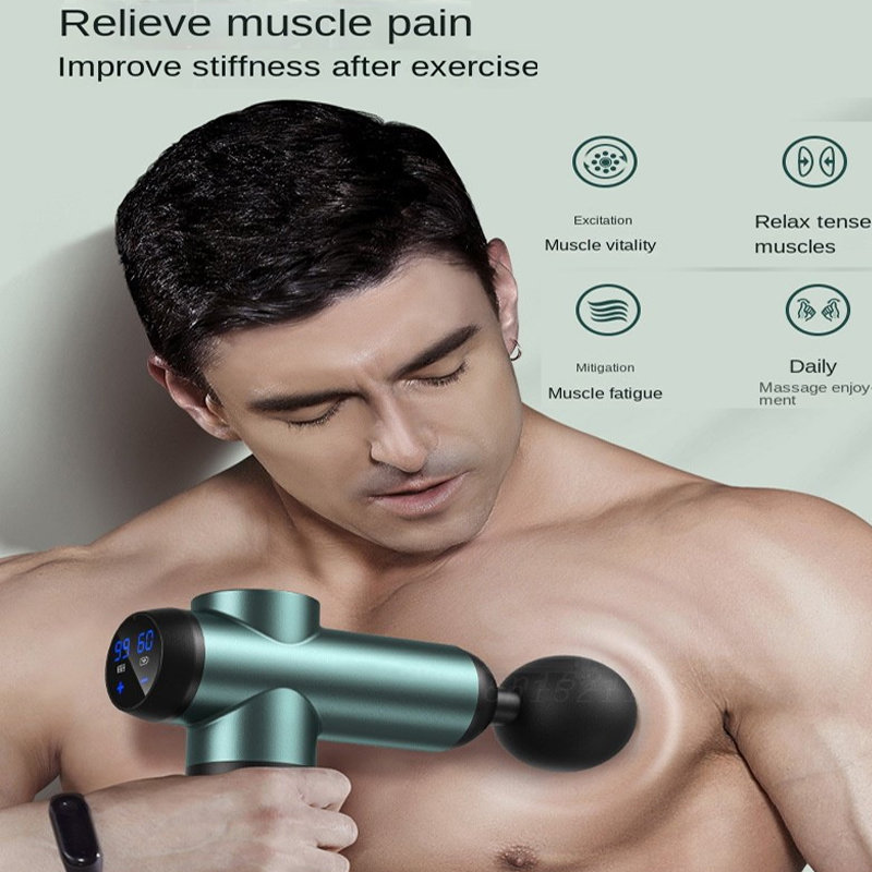 Handheld Body Massage Machine 5 Heads Relieve Fatigue Deep Tissue