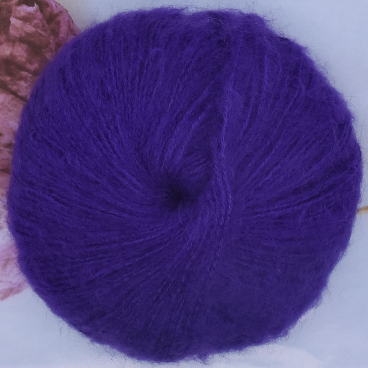 4 ply Cashmere Wool for Knitting,Blue Mohair Yarn,Knitting Tools,Mohair  Wool,Purple Mohair Yarn,Soft Mohair Yarn,Wool Yarn (16 Xueqing)