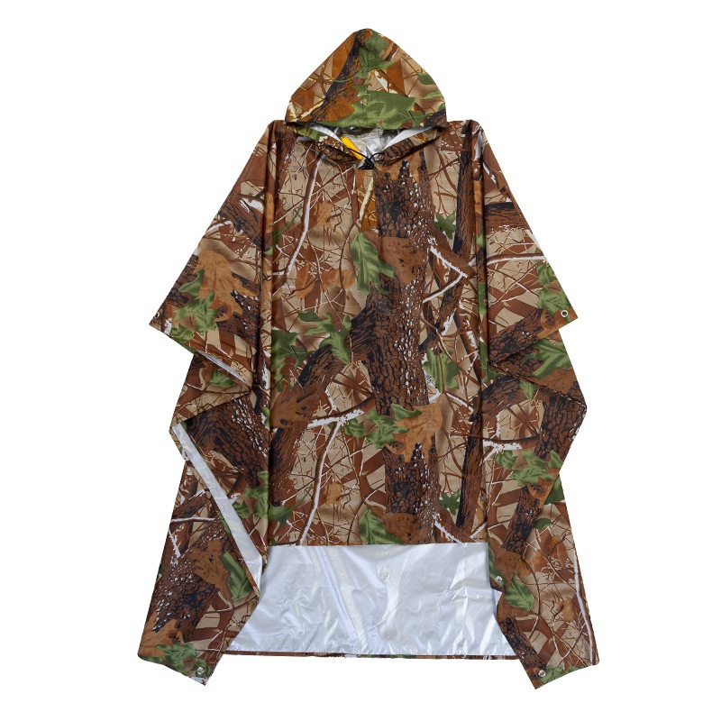 3-in-1 Waterproof Travel Poncho Rain Coat
