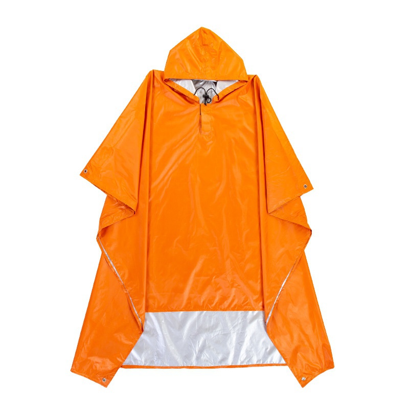 3-in-1 Waterproof Travel Poncho Rain Coat