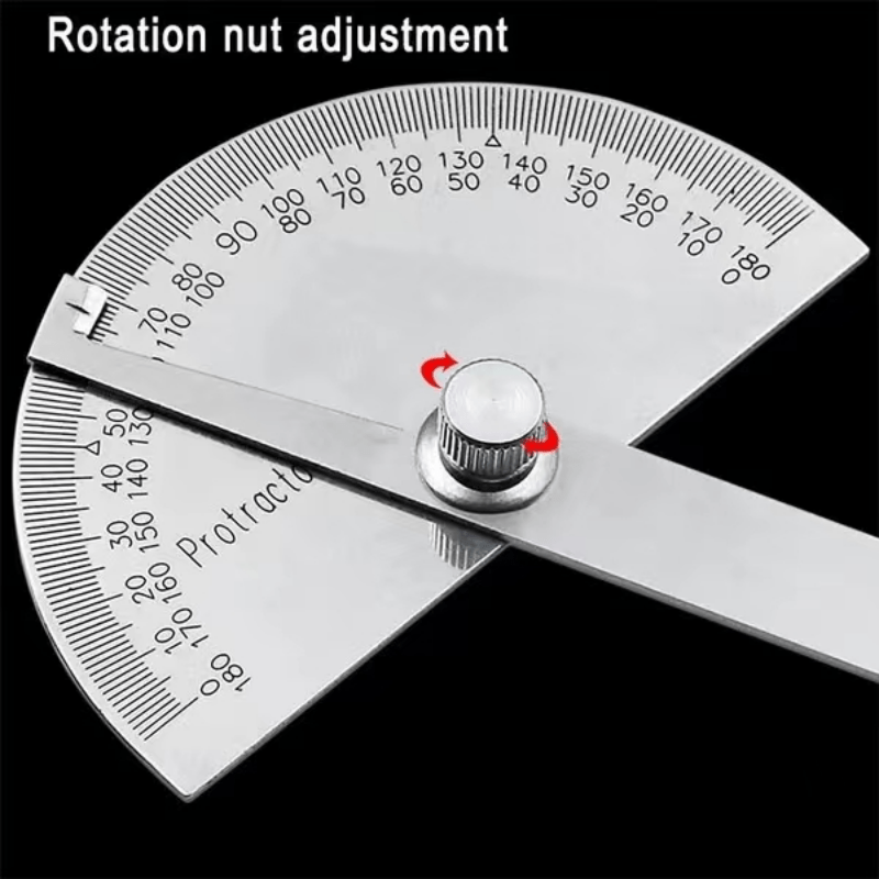 180 Grad Winkelmesser Finder Edelstahl Dreh Winkel Lineal