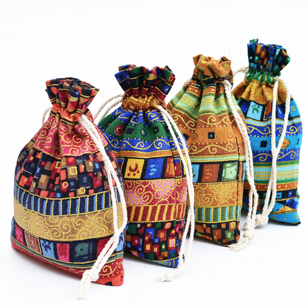 Drawstring Storage Gift Bags Egyptian Ethnic Style Jewelry - Temu