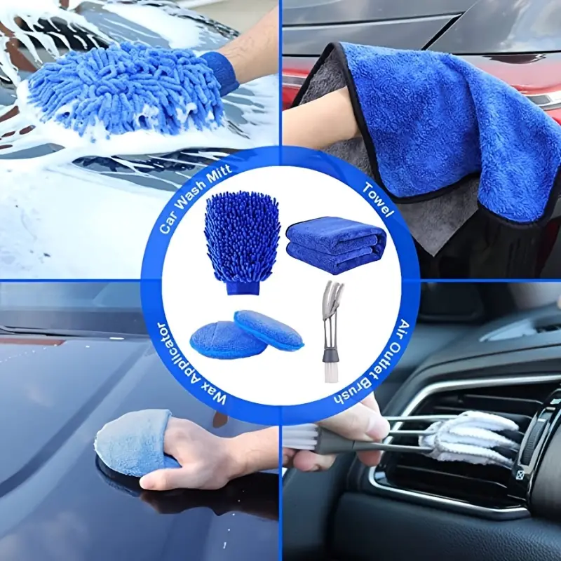 Car Cleaning Kit Professional Car Detailing Kit Interior - Temu