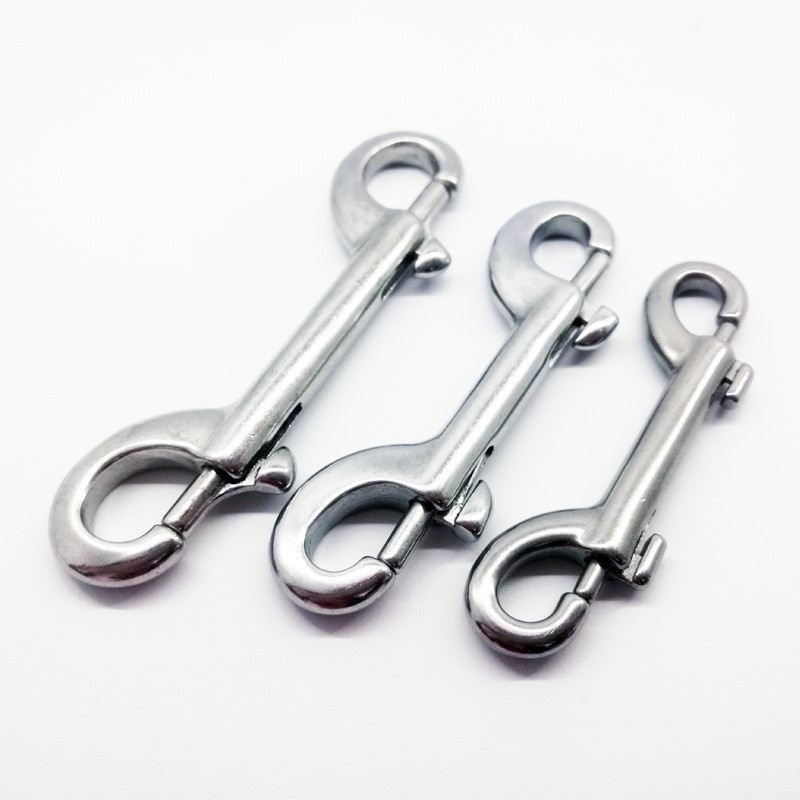 1pc 316 Stainless Steel Hook Double Ended Bolt Buckle Hook Clips Dog Chain  Hook Boat Hardware, Today's Best Daily Deals