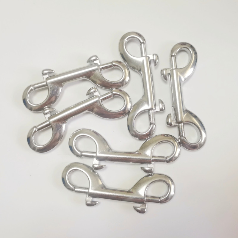 1pc 316 Stainless Steel Hook Double Ended Bolt Buckle Hook Clips Dog Chain  Hook Boat Hardware, Today's Best Daily Deals