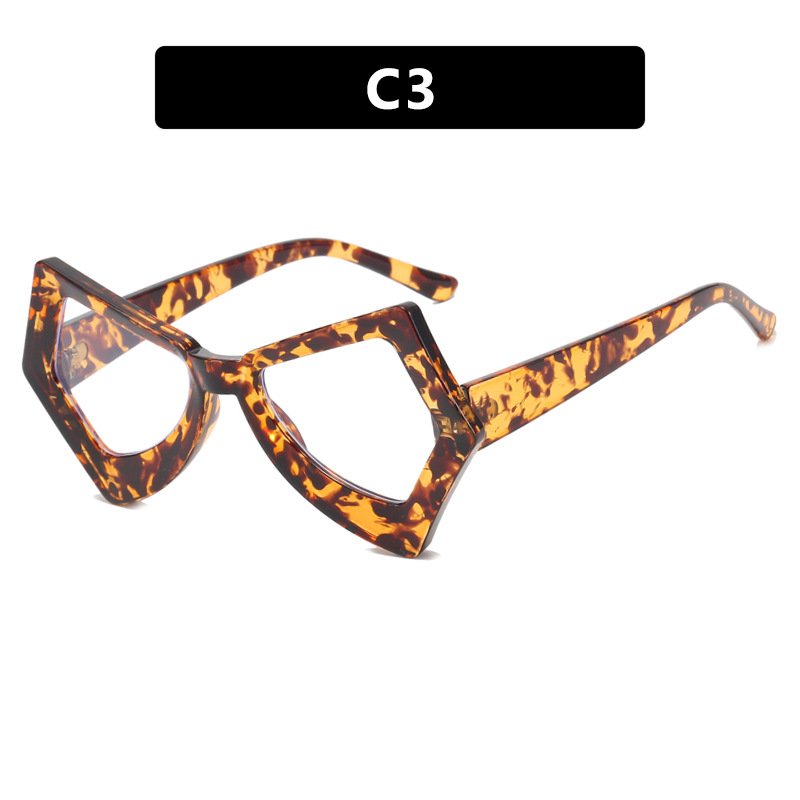 1pc Leopard Print Square Frame Anti-blue Light Women's Glasses For Daily  Use
