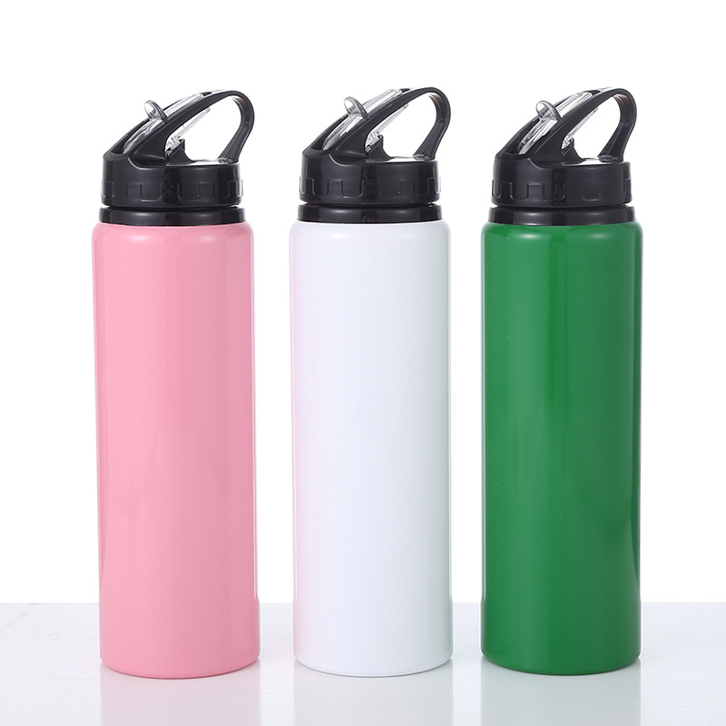 Leakproof Aluminum Water Bottle Solid Color - Temu