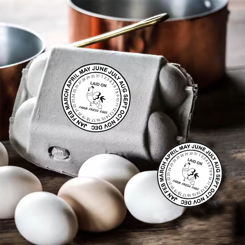 Fresh Farm Egg Label Easy To Mark Egg Production Date - Temu