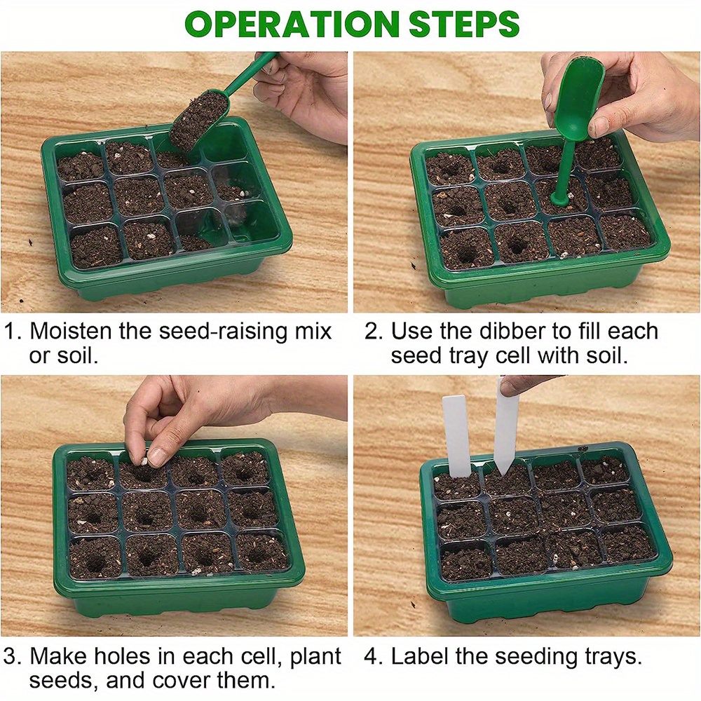 Grow Plants Complete Seed Starting Kit Includes Seedling Temu