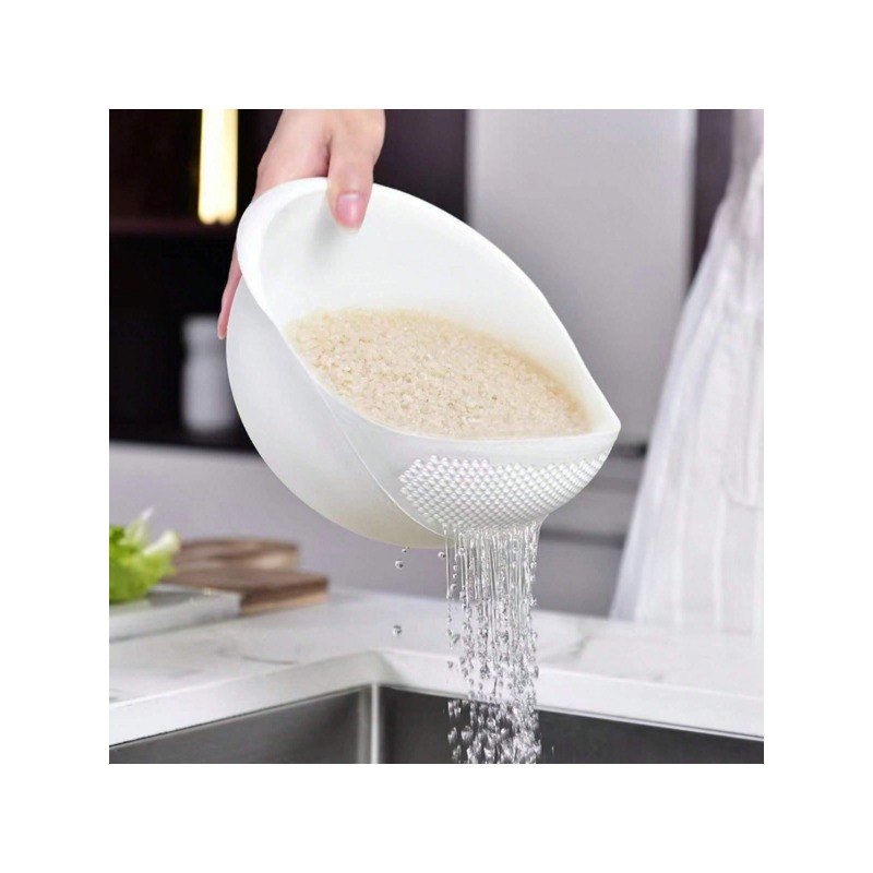 Passoire à eau multifonctionnelle - Passoire Tamis Bol de lavage de riz -  Laveuse de