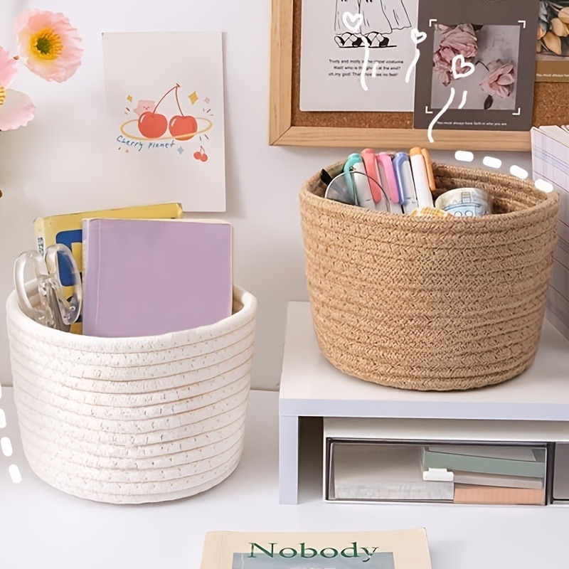 Wicker Baskets for Home Office Organization Home Storage Basket 