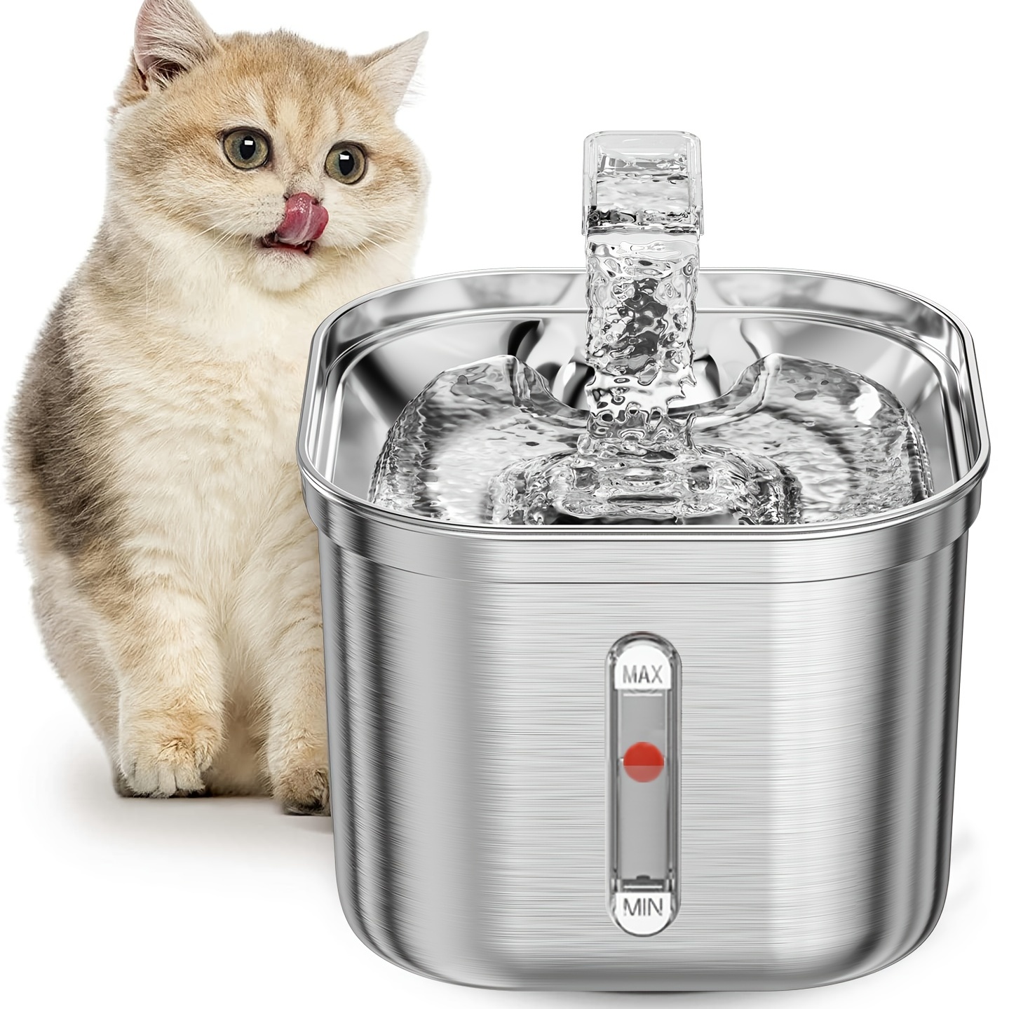 Automatic Pet Feeder Water Dispenser: Keep Your Dog Or Cat - Temu