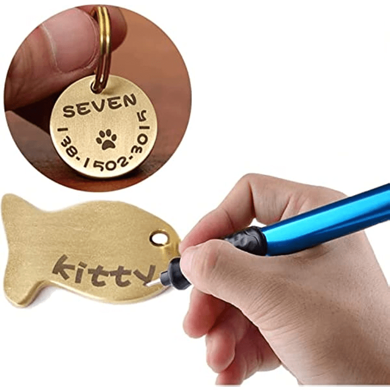 Portable Engraving Pen DIY Mini Electric Carving Pen For For Metal Wood  Glass Plastic DIY Machine Carving Tool With Box