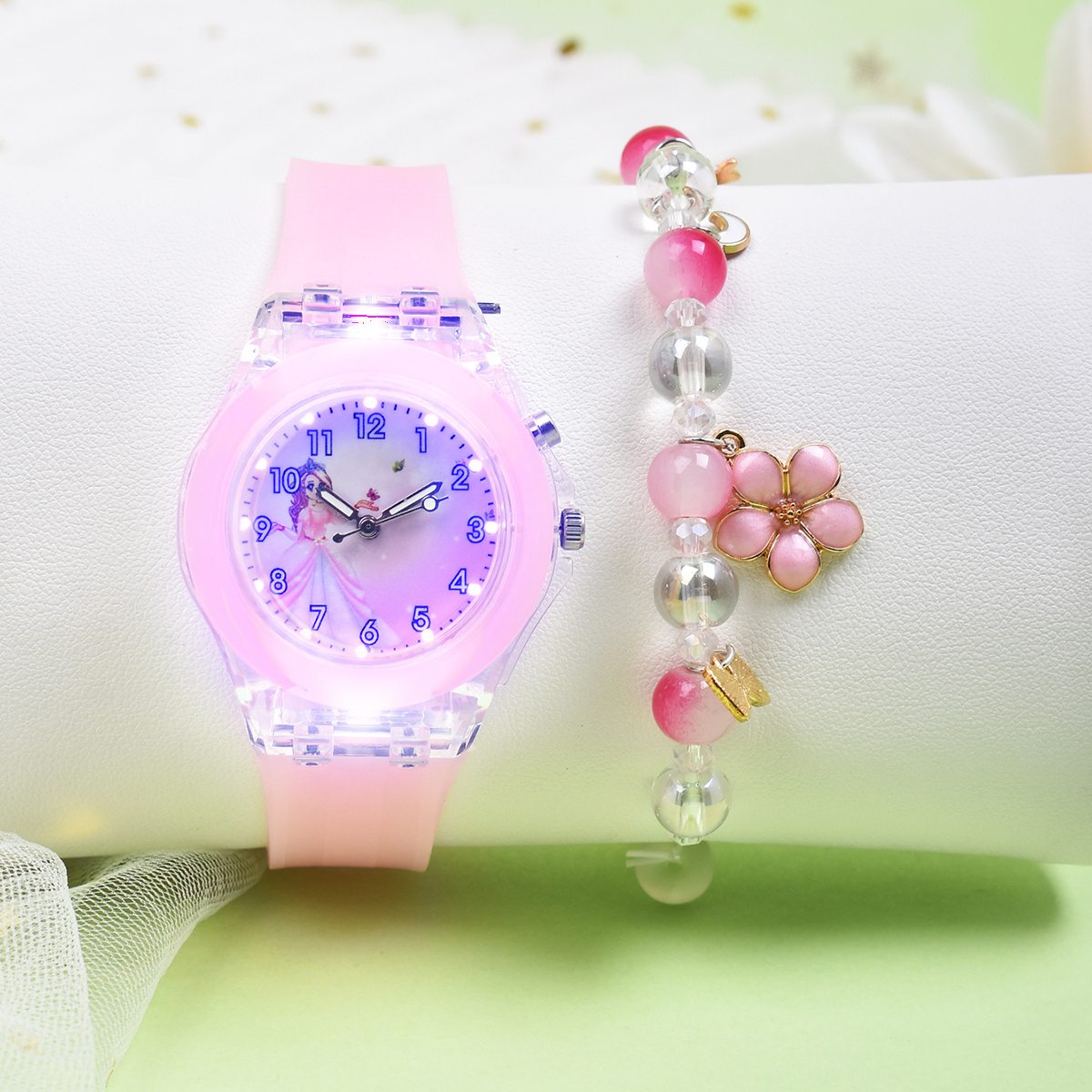 Wrist Candy Bracelet Set - Pink