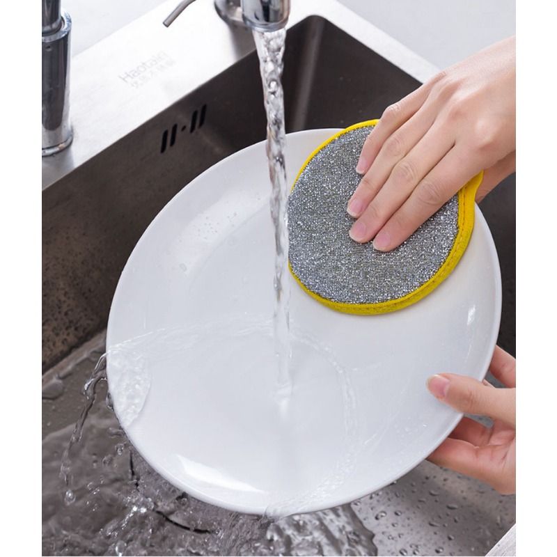 Double Side Dish Washing Sponge Pan Pot Washing - Temu