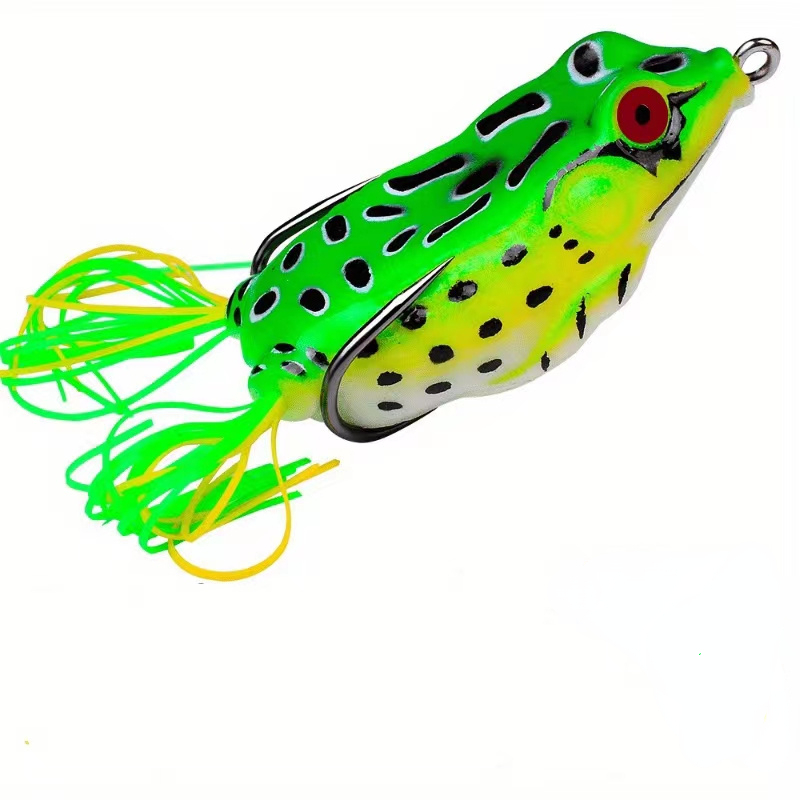 Simulation Frog Floating Fishing Lure With Weedless Hook - Temu