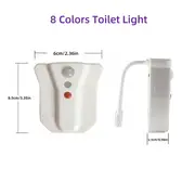 induction night light, 1pc uv sterilizer induction night light 8 16 colors changing motion activated led induction lamp with aromatherapy for any toilet wardrobe corridor staircase details 6