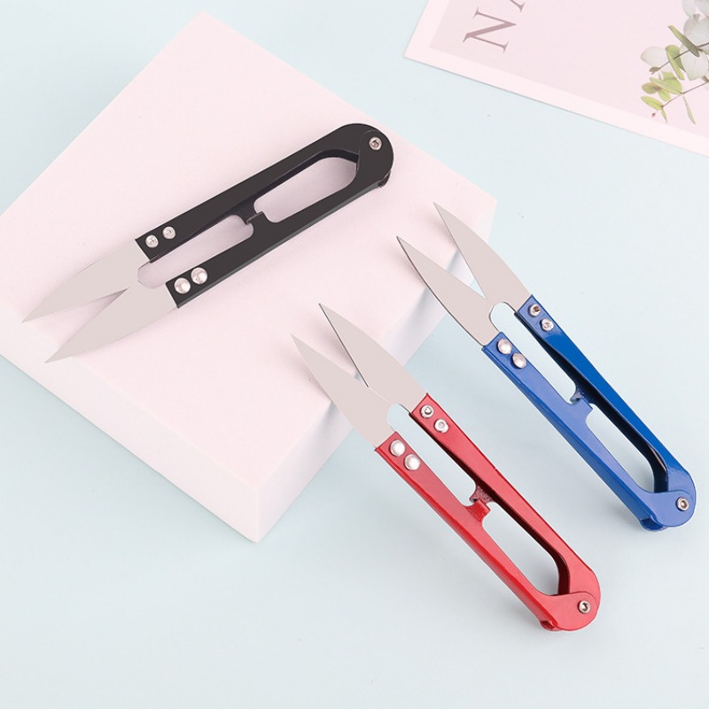 Japanese Sewing Scissors Vtg Iron Small Thread Trimmer Scissors