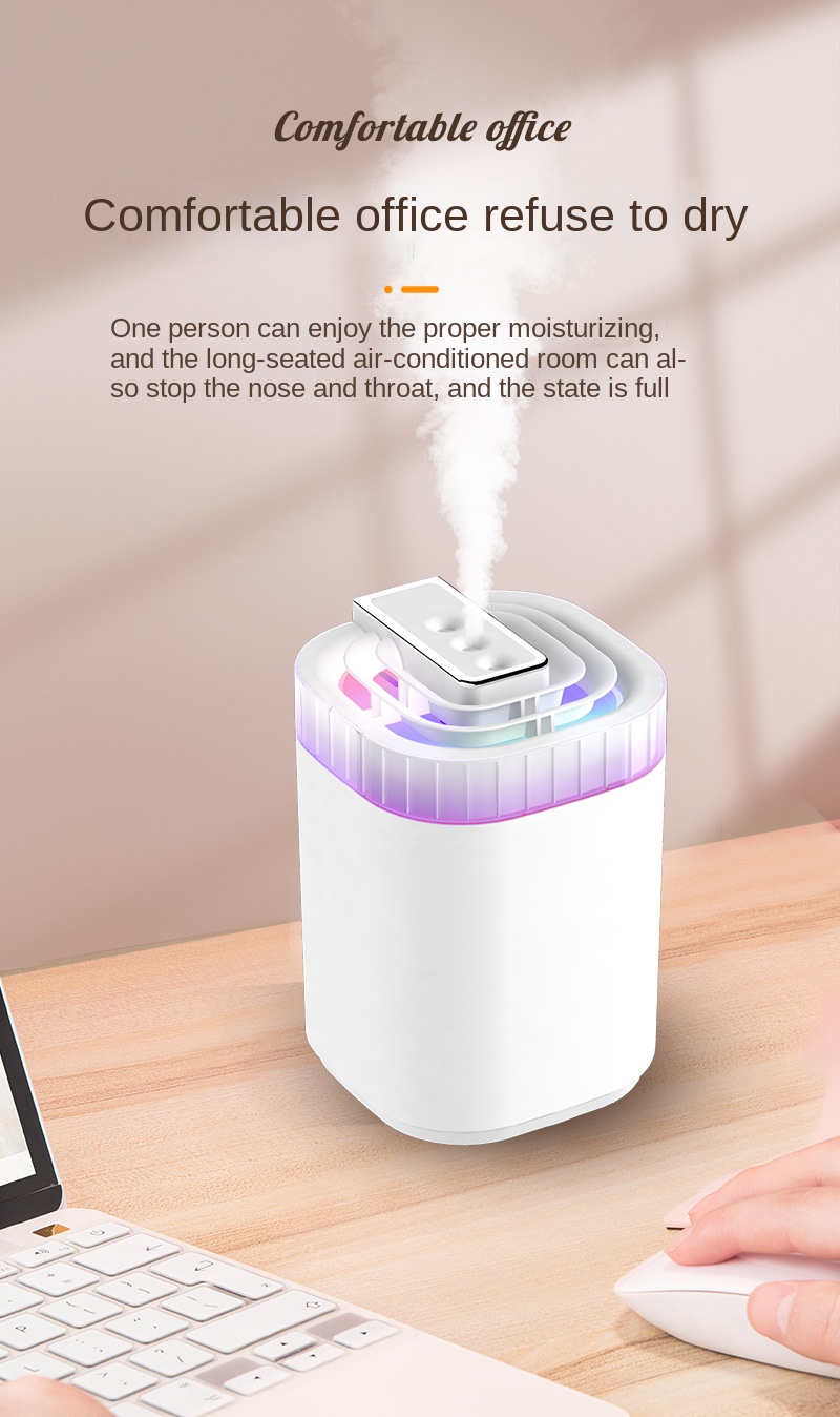 large mist volume humidifier household three spray heads water aromatherapy atomizer bedroom air humidifier details 16