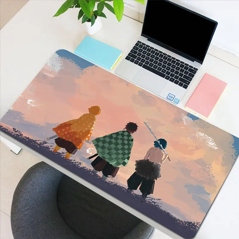 Anime Pintura A Óleo Estilo Back Shadow Boy Grande Mousepad Para