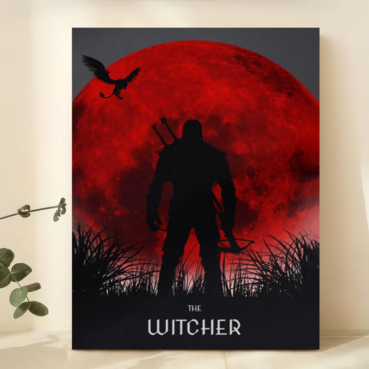 Geralt The Witcher Poster Game Room Decor Witcher Poster Fantasy Gift for  Teens The Witcher Wall Art Fantasy Decor Geek Gift Gamer Gifts