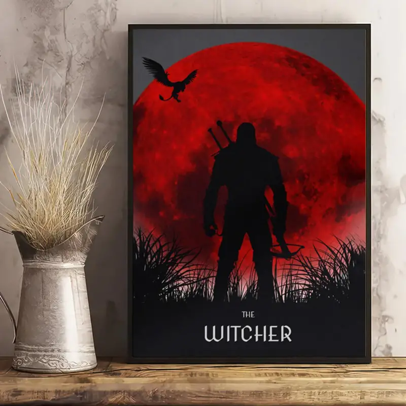 Canvas Poster The Witcher Poster Gerald Poster Gaming Poster - Temu