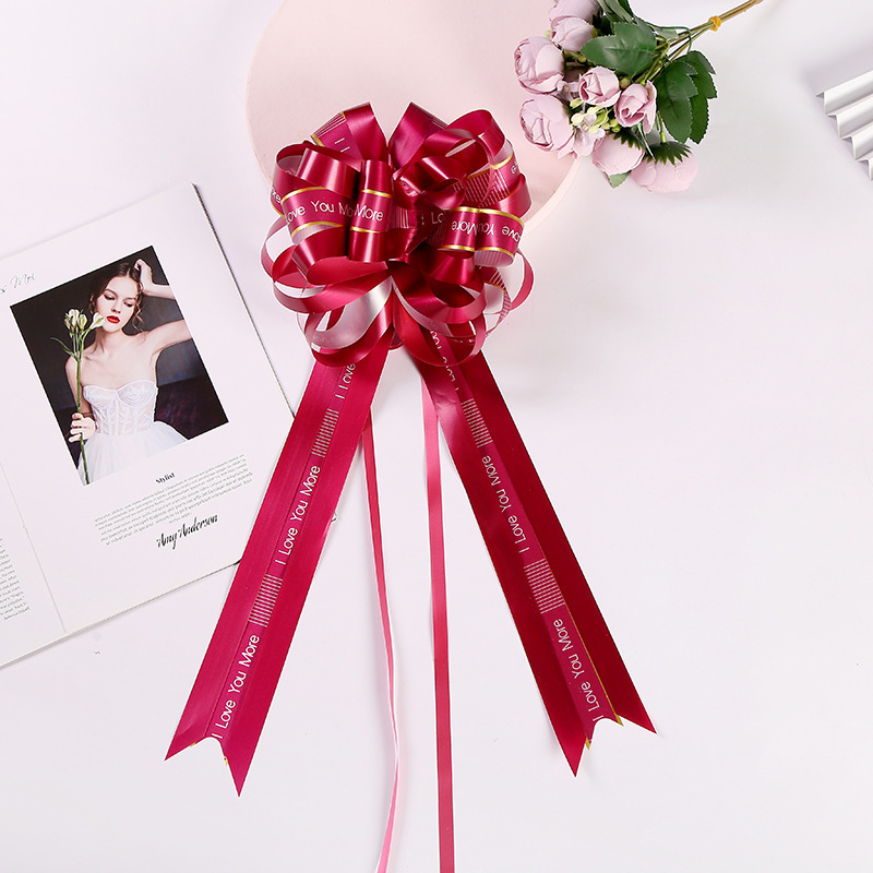 20 pcs Wedding Flower Bow Gift Ribbons for Presents Out Bow Ribbon for Bows  Christmas Bows Ornament Bow Valentines Day Present Bow Ribbon for Hair