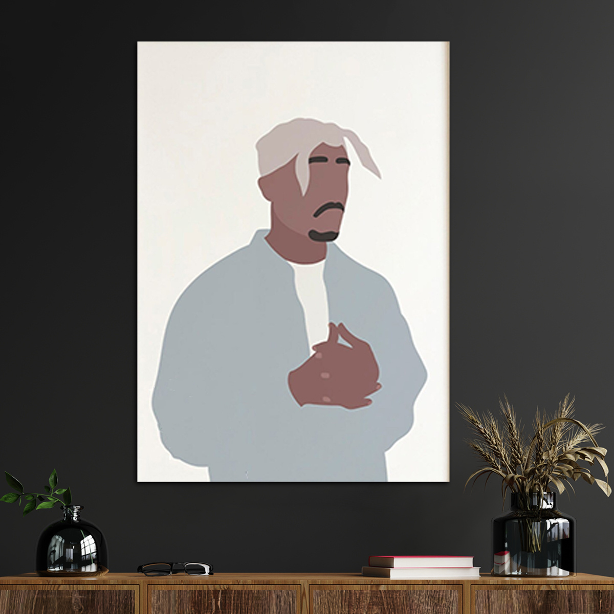 Damso Qalf Rapper Good Poster Home decoration Highend Kraft paper Poster  Wall Painting Study Home Living Room Decoration Picture