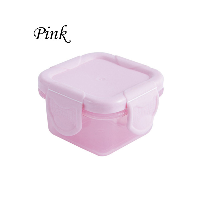 4pcs 60ml Mini Sauce Box, Reusable Leak-proof Dishwasher Safe