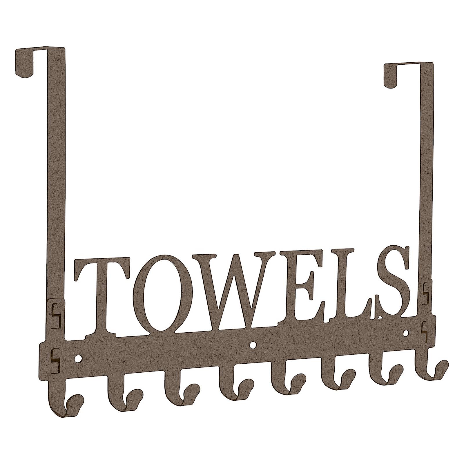 Over The Door Bathroom Organizer Door Hanger With Towel - Temu