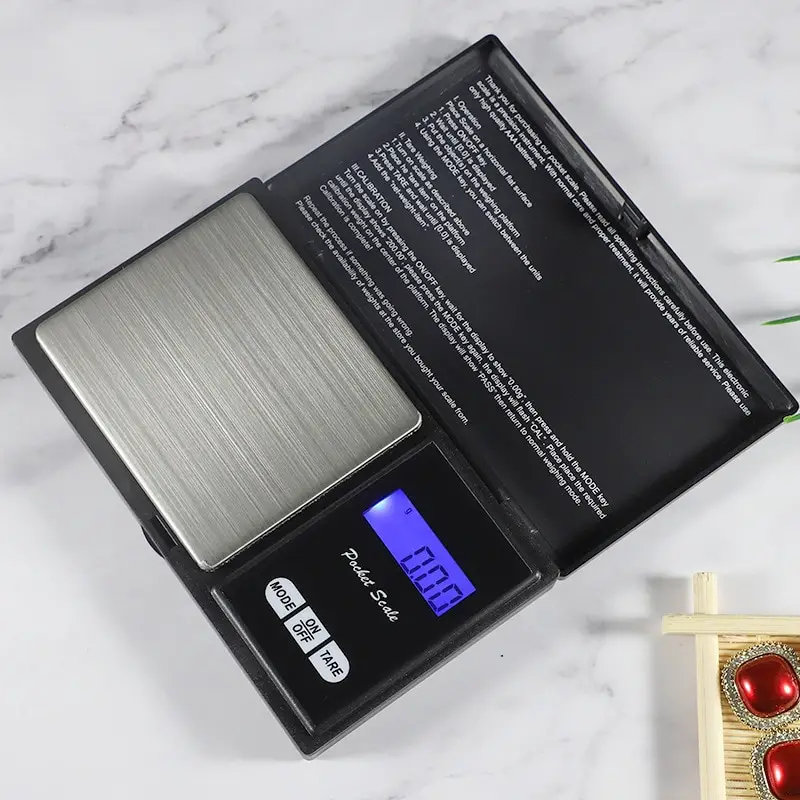 Black Jewelry Mini Stainless Steel Electronic Scale Digital Pocket Scale  Gold Gram Balance Weight Scale Portable Pocket Scale - Temu