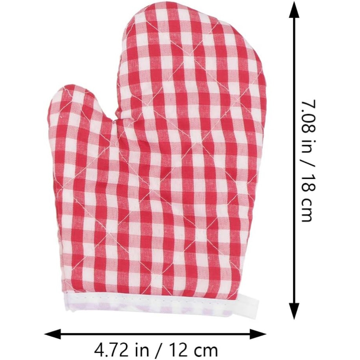  DOITOOL 2Pcs Kids Oven Mitts Heat Resistant for Children Play  Kitchen, Anti- Scald Gloves Microwave Oven Gloves Kitchen Mitts for Kids  Toddler Safe Baking Cooking ( Red Checkered ) : Home