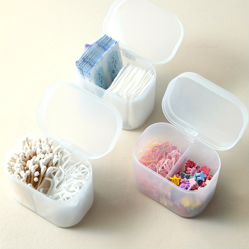 Storage Box With Lid For Hair Ring & Jewelry, Cute Plastic Organizer Temu